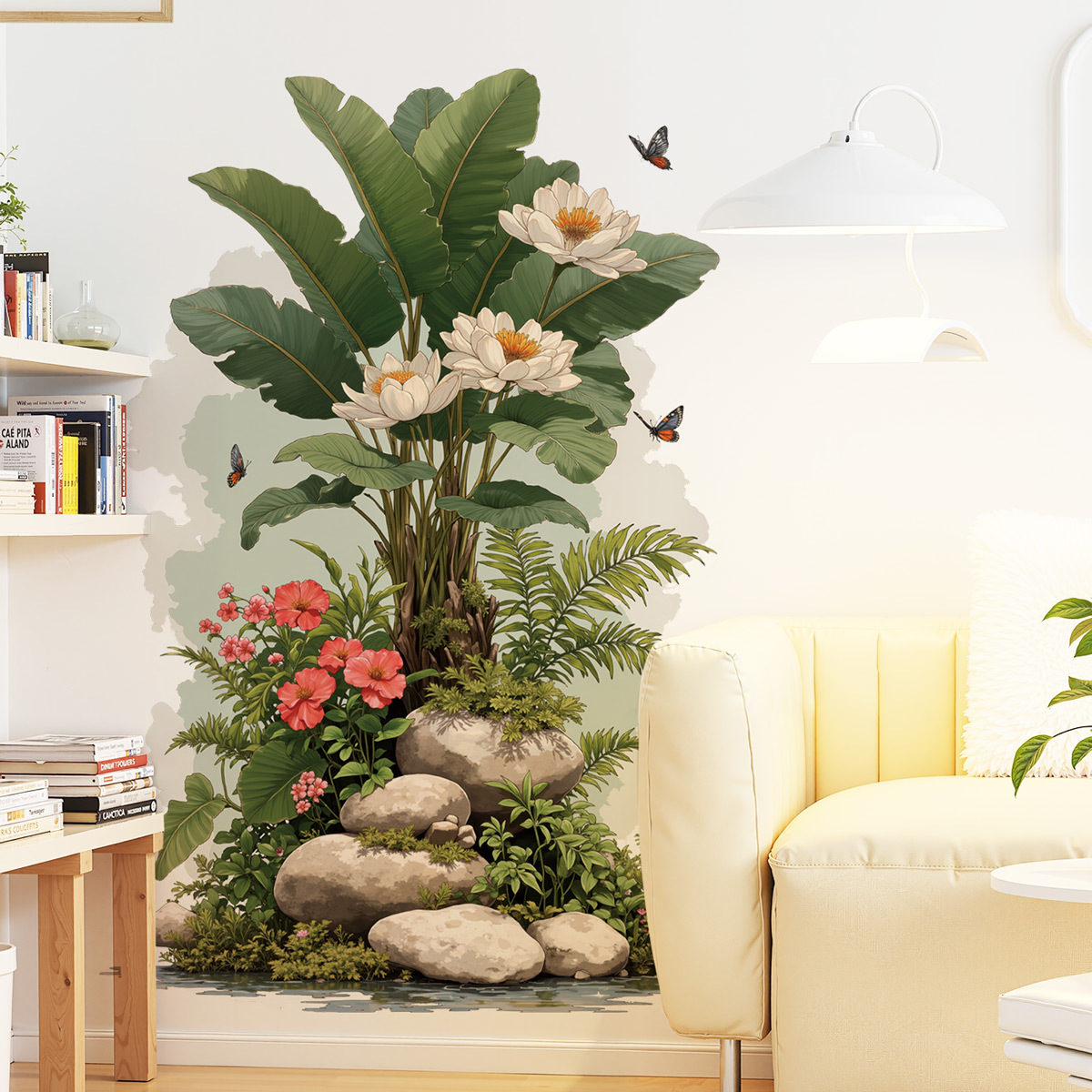 Large Size Green Plant Wall De - Sustainable Living Eco Friendly ulasan dan harga