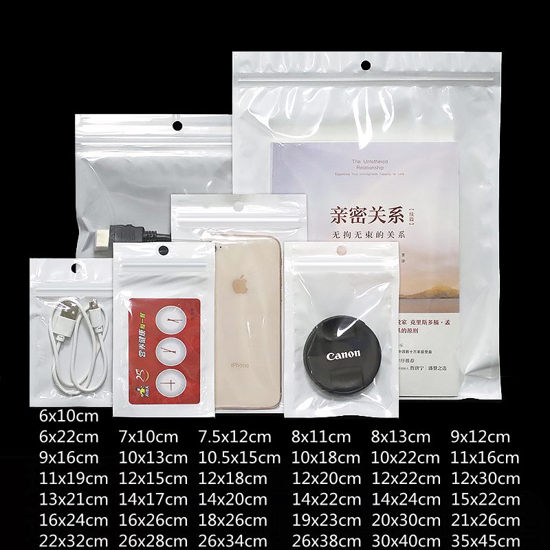 50Pcs White Clear Self Seal Zi - Sustainable Living Eco Friendly ulasan dan harga
