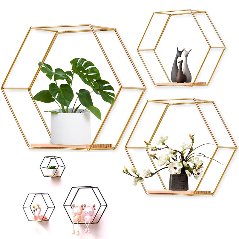 3Pcs/Set Hexagon Shape Iron Wa - Sustainable Living Eco Friendly ulasan dan harga