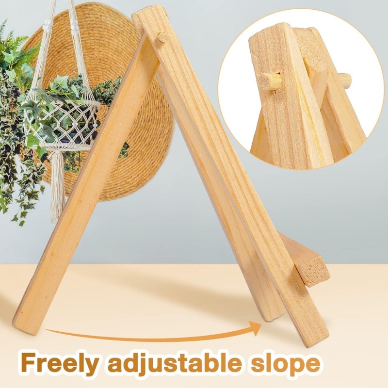 30Pcs Mini Wooden Easel Stands - Sustainable Living Eco Friendly ulasan dan harga