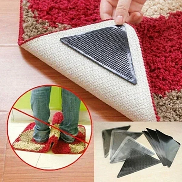 4-Piece Silicone Carpet Carpet - Sustainable Living Eco Friendly ulasan dan harga
