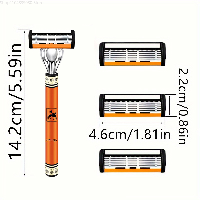 2026hot 6-Layers Safety Razor  - Safety Razor Handle ulasan dan harga
