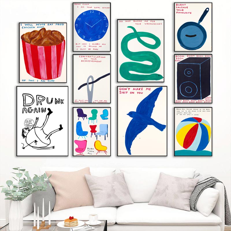 David Shrigley Posters Humorou - Sustainable Living Eco Friendly ulasan dan harga