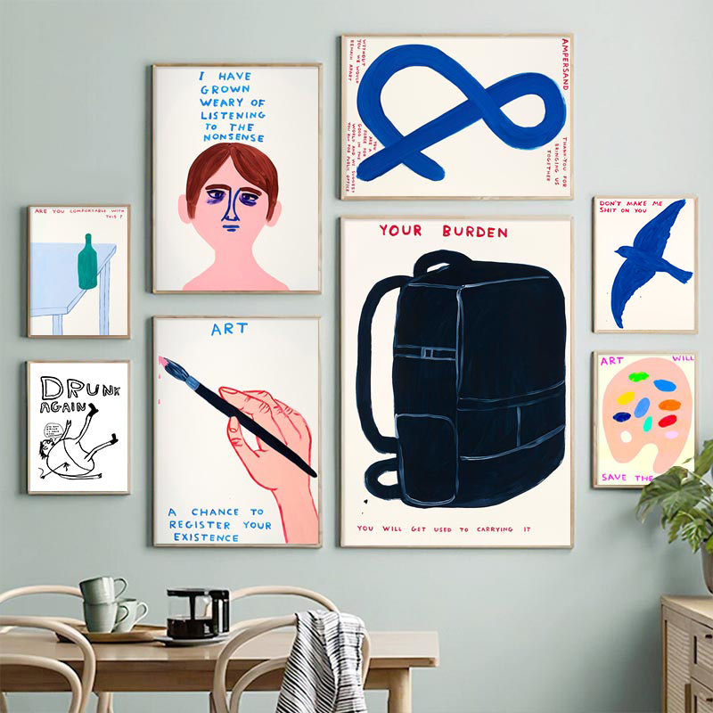 David Shrigley Posters Humorou - Sustainable Living Eco Friendly ulasan dan harga