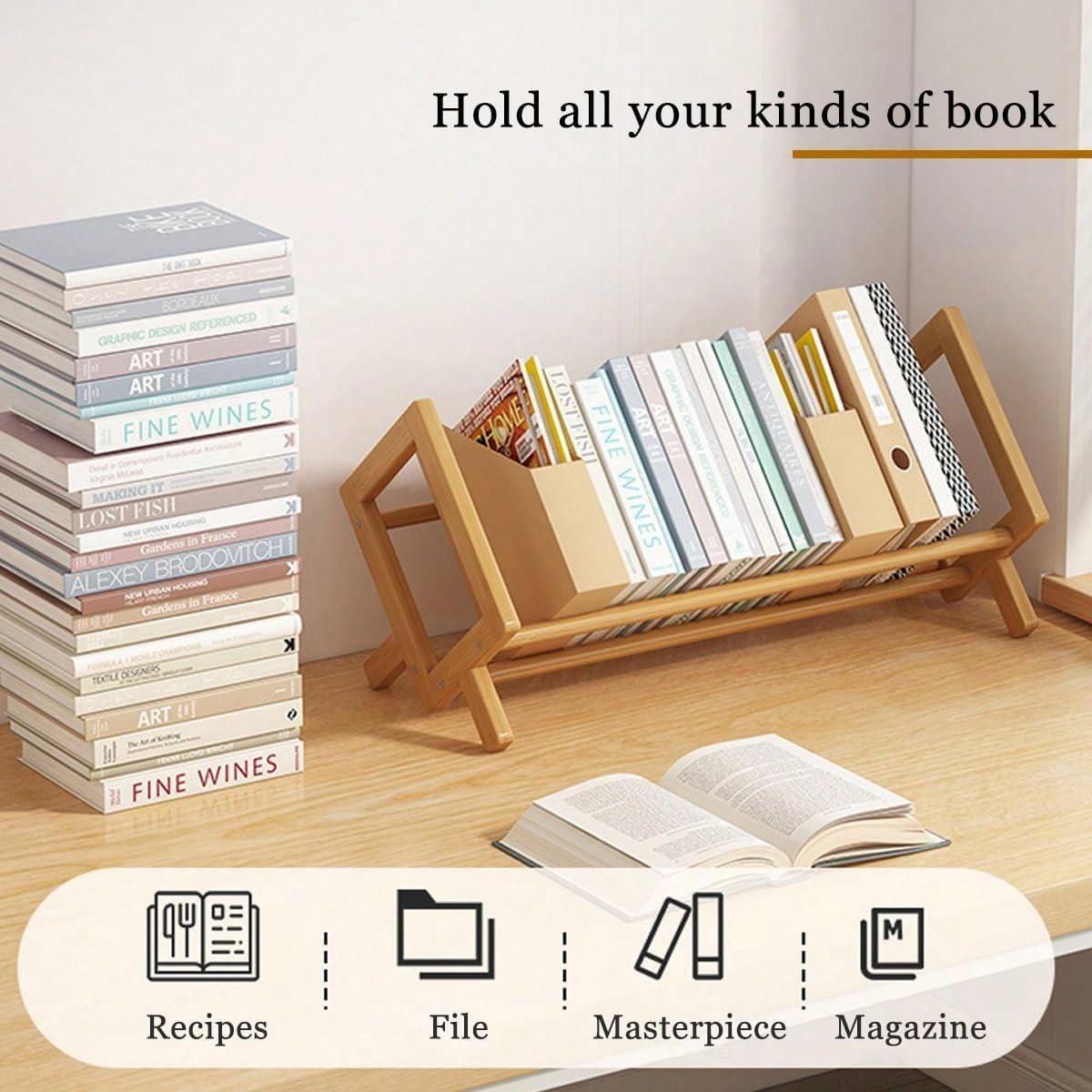 Desktop Bookshelf Home Living  - Sustainable Living Eco Friendly ulasan dan harga