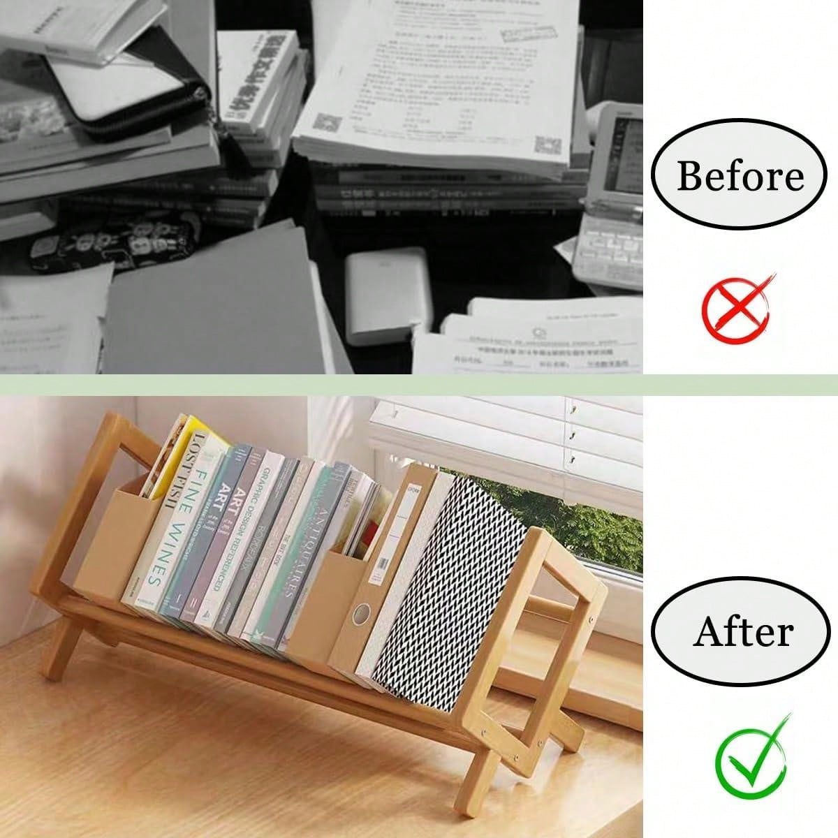 Desktop Bookshelf Home Living  - Sustainable Living Eco Friendly ulasan dan harga
