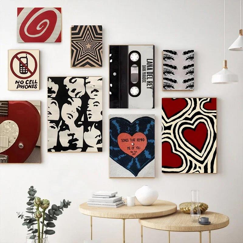 Posters Y2K Rock Style Canvas  - Sustainable Living Eco Friendly ulasan dan harga
