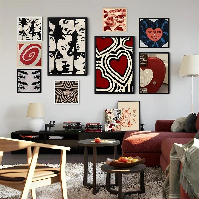 Posters Y2K Rock Style Canvas  - Sustainable Living Eco Friendly ulasan dan harga