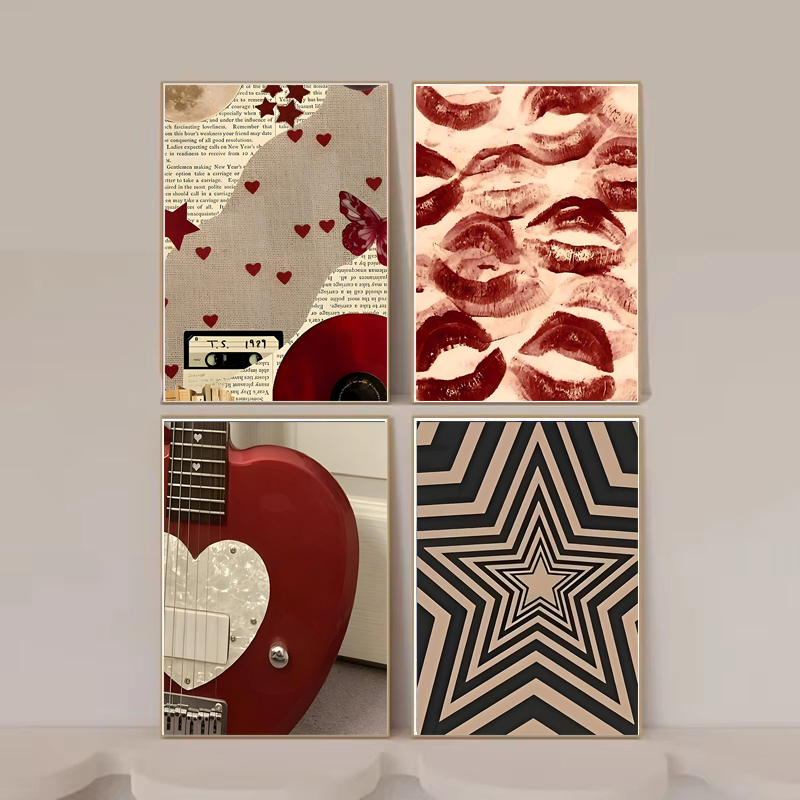 Posters Y2K Rock Style Canvas  - Sustainable Living Eco Friendly ulasan dan harga