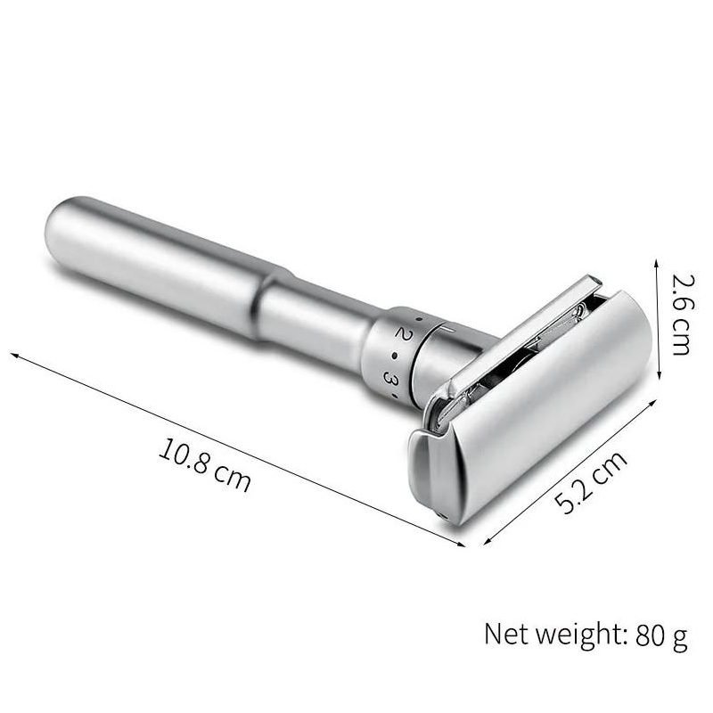 Mingshi Adjustable Safety Razo - Safety Razor Handle ulasan dan harga